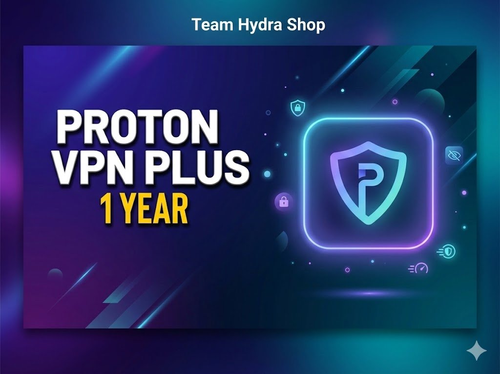 Proton VPN Plus – 1 Year Official Subscription (Email Activation)
